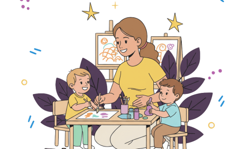 Enfance-et-Merveilles_formations-petite-enfance-illustration-eveil-artistique-en-eaje-arts-plastiques